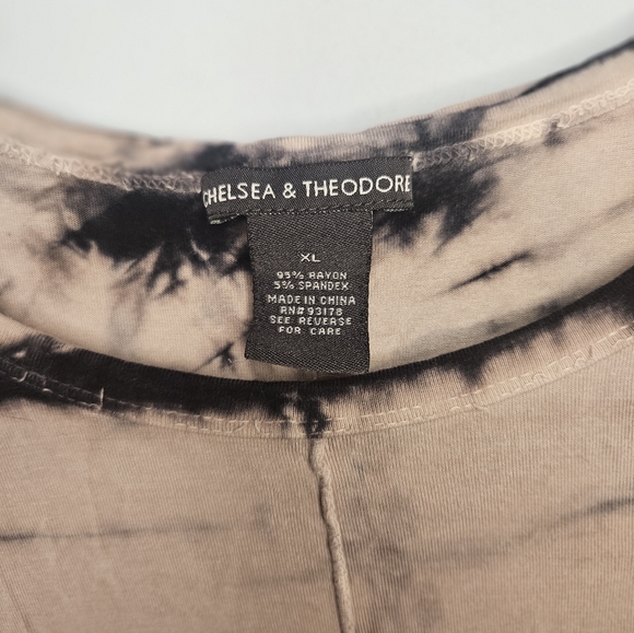 Tie Dye Light Pink and Black Dress Shirt - Picture 6 of 6